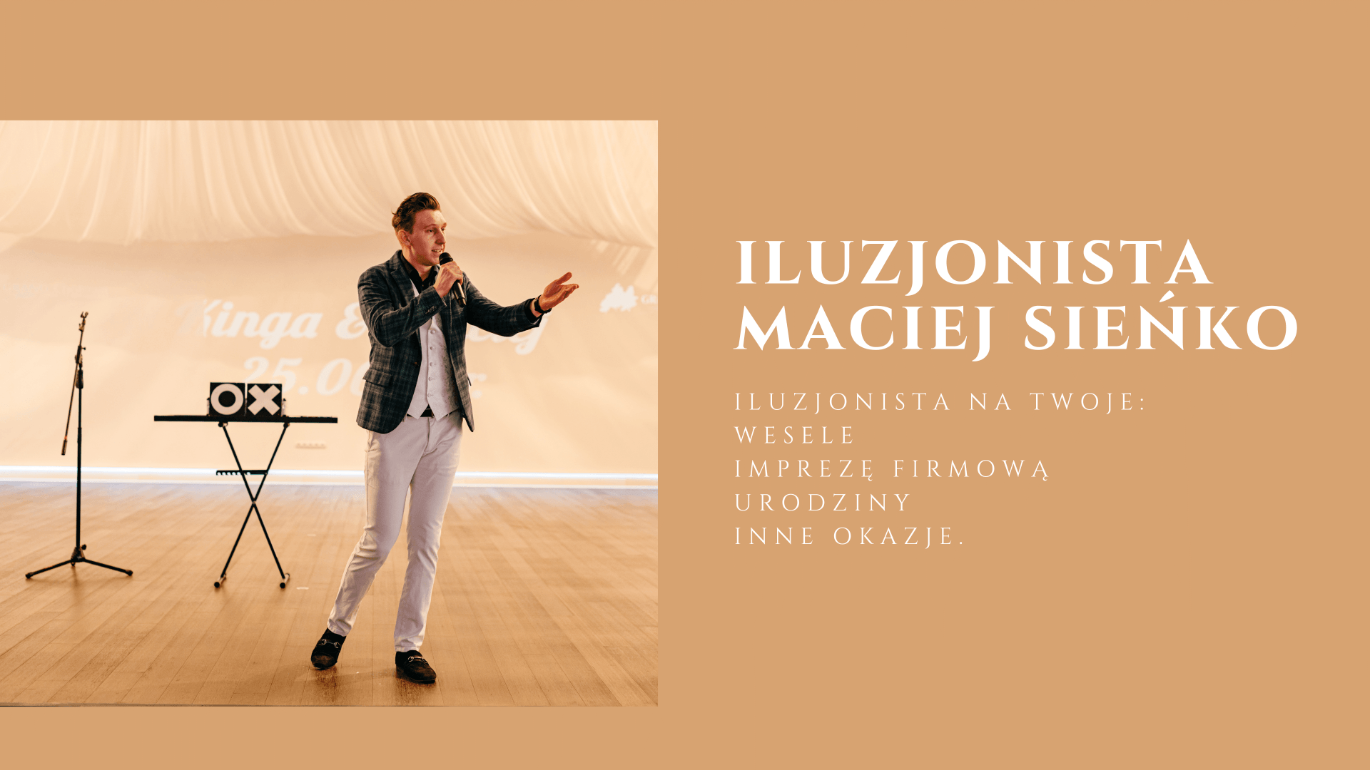 Iluzjonista Maciej Sieńko | Iluzjonista Kraków, małopolskie - cover