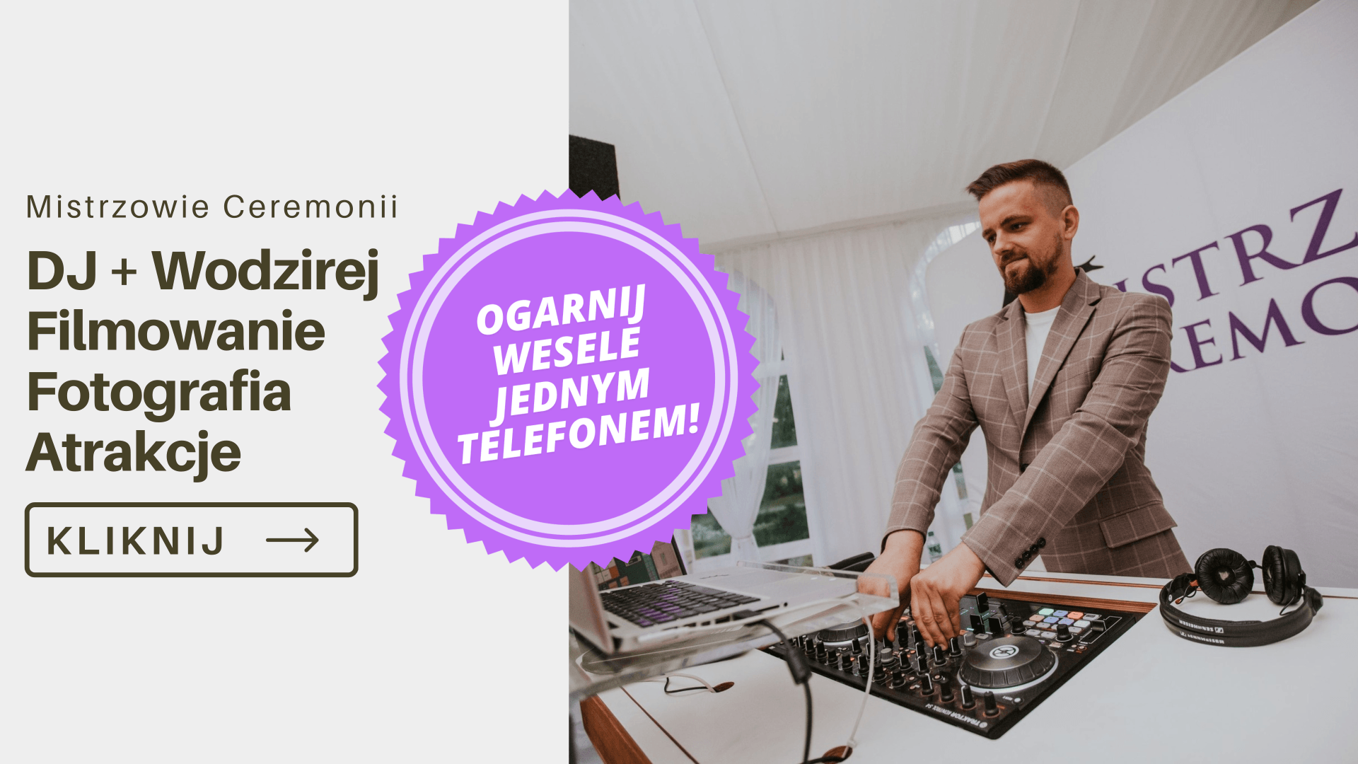 DJ MistrzowieCeremonii | DJ na wesele Lublin, lubelskie - cover