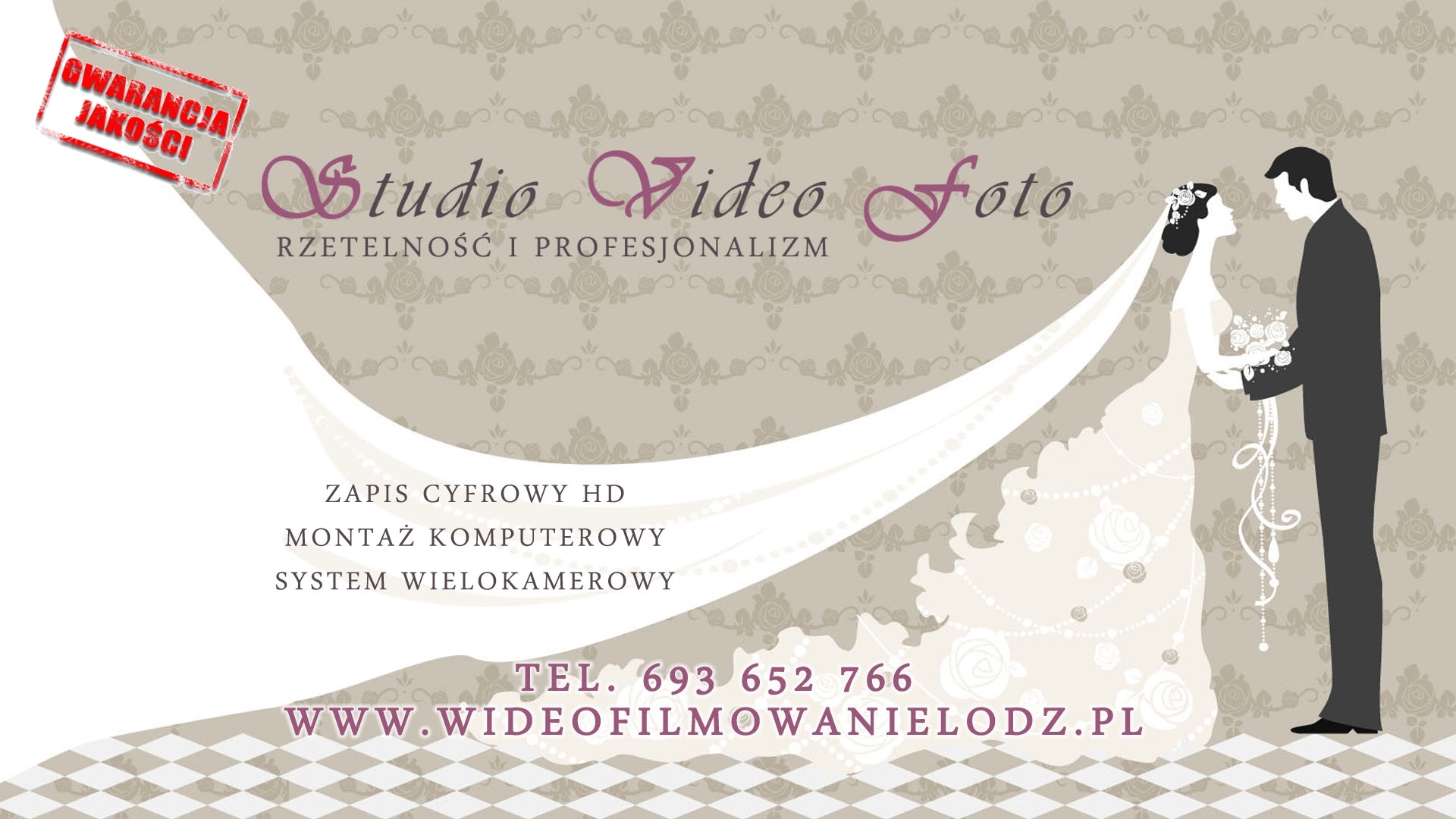 Studio Video Foto | Kamerzysta na wesele Zgierz, łódzkie - cover