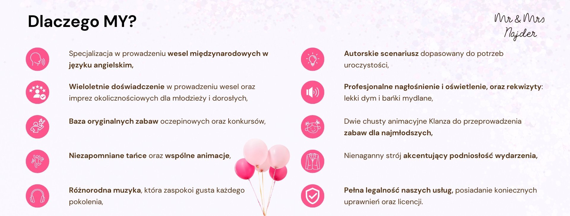 Mr & Mrs Najder | DJ na wesele Poznań, wielkopolskie - cover 2