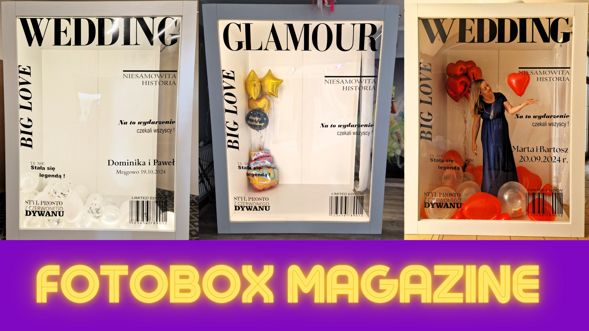 Fotobox Magazine Erlla | Fotobudka na wesele Suwałki, podlaskie - cover