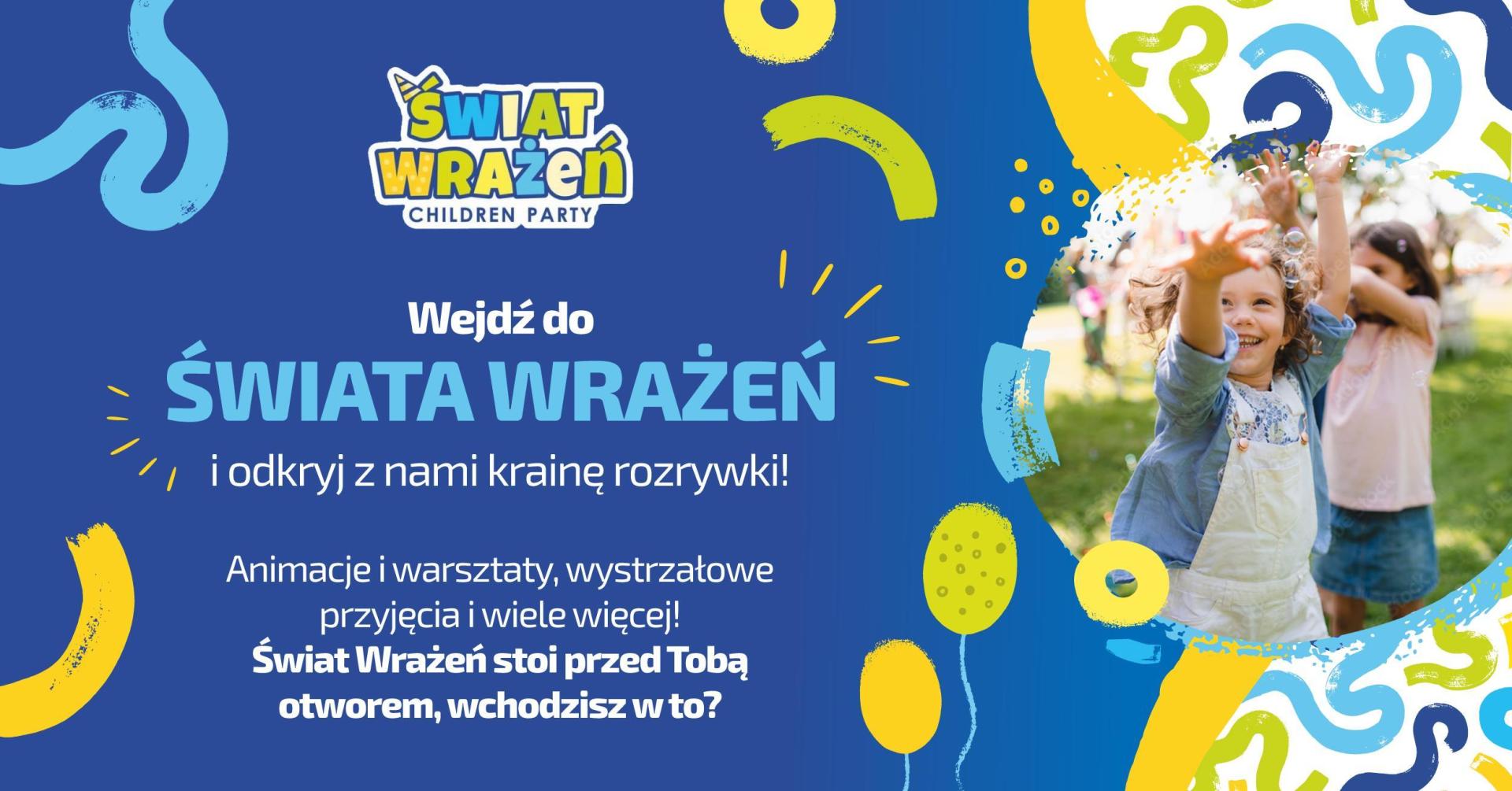 Świat Wrażeń - animator | Animator dla dzieci Warszawa, mazowieckie - cover