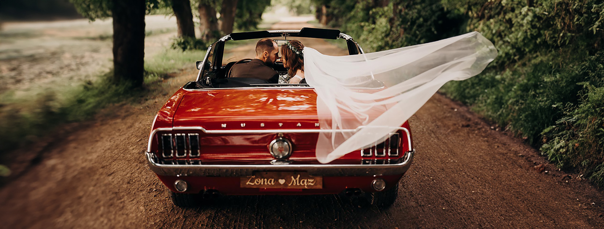 Ford Mustang Cabrio 1968 | Auto do ślubu Rzeszów, podkarpackie - cover