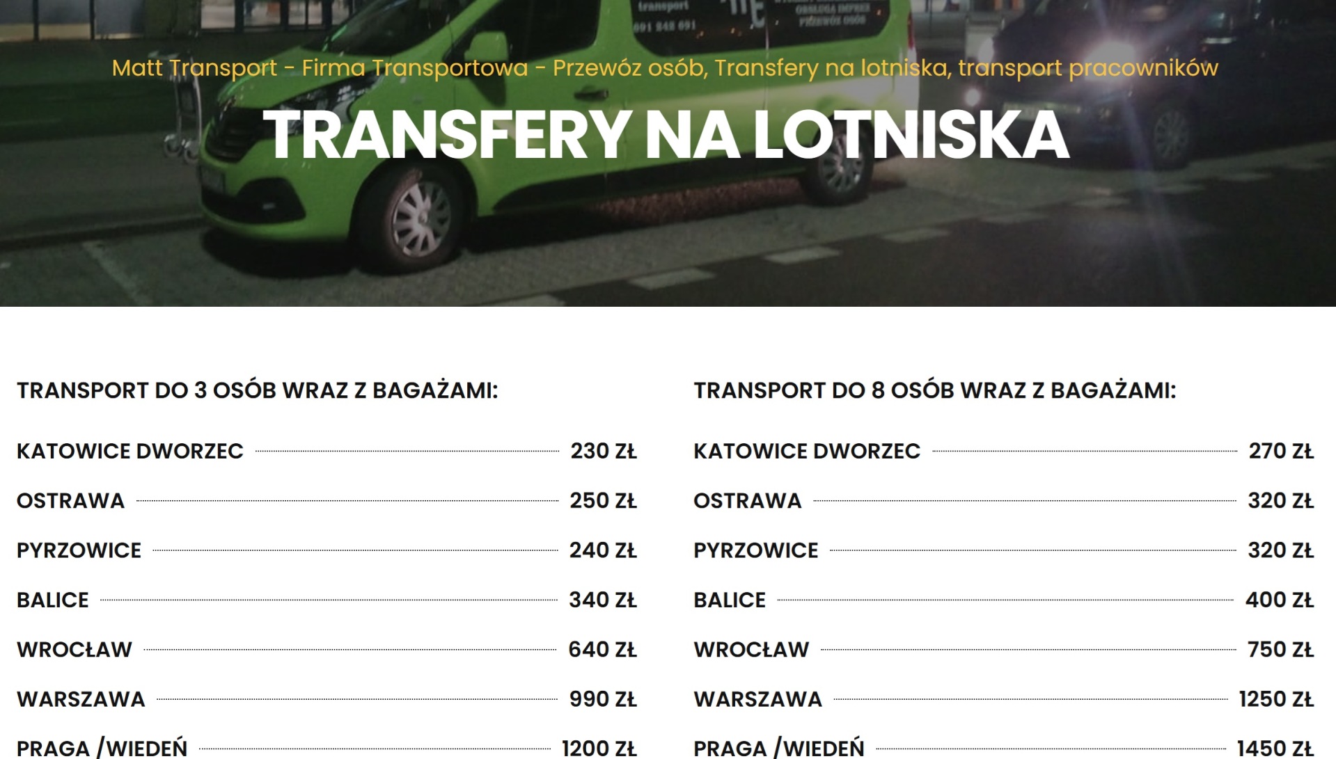 Matt Transport - busy | Wynajem busów Rybnik, śląskie - cover