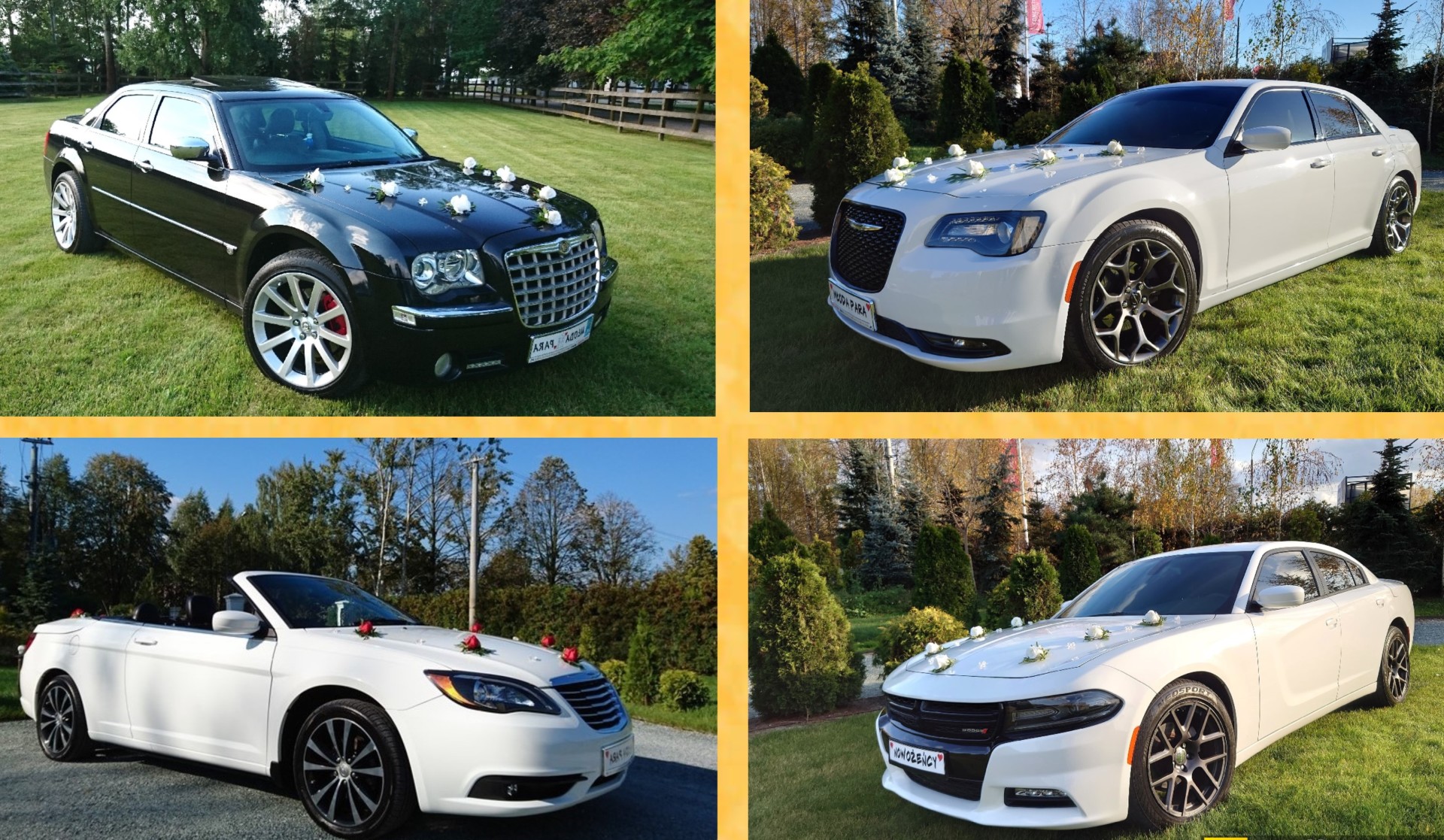 Chrysler 300C 300S 200S i CHARGER | Auto do ślubu Warszawa, mazowieckie - cover