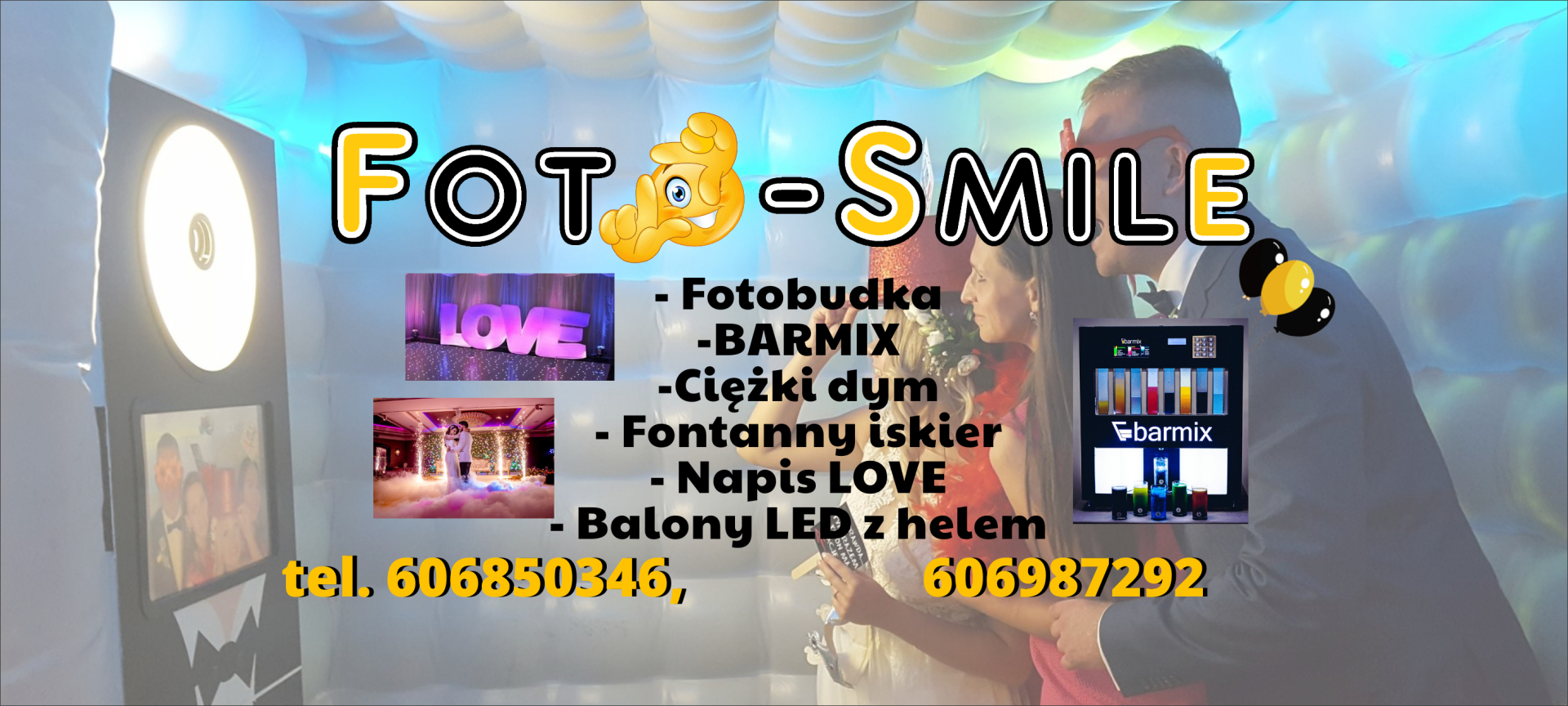 Fotobudka Foto - Smile | Fotobudka na wesele Krobia, wielkopolskie - cover
