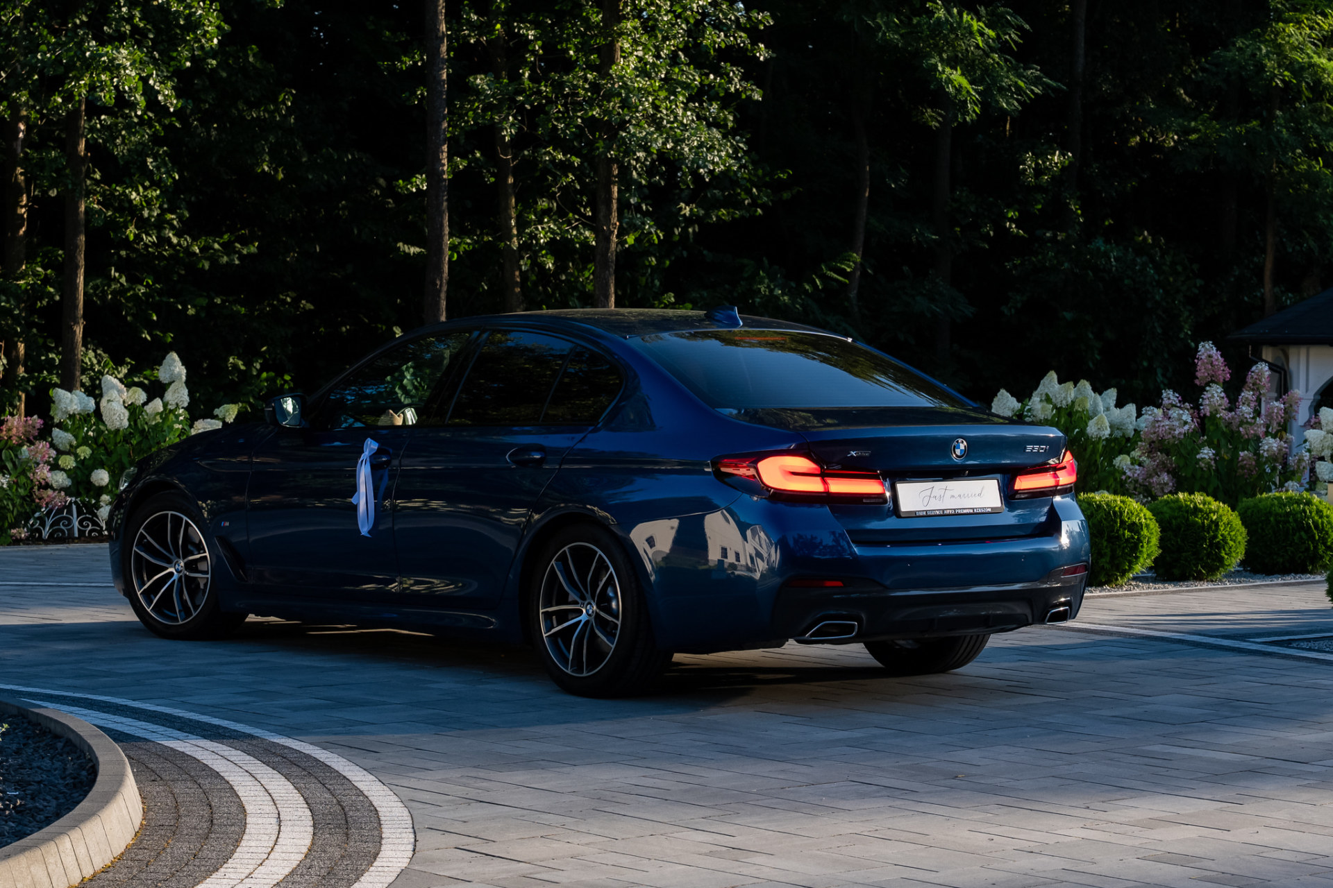 BWM Serii 5 G30 MSport Twin Turbo | Auto do ślubu Dębica, podkarpackie - cover