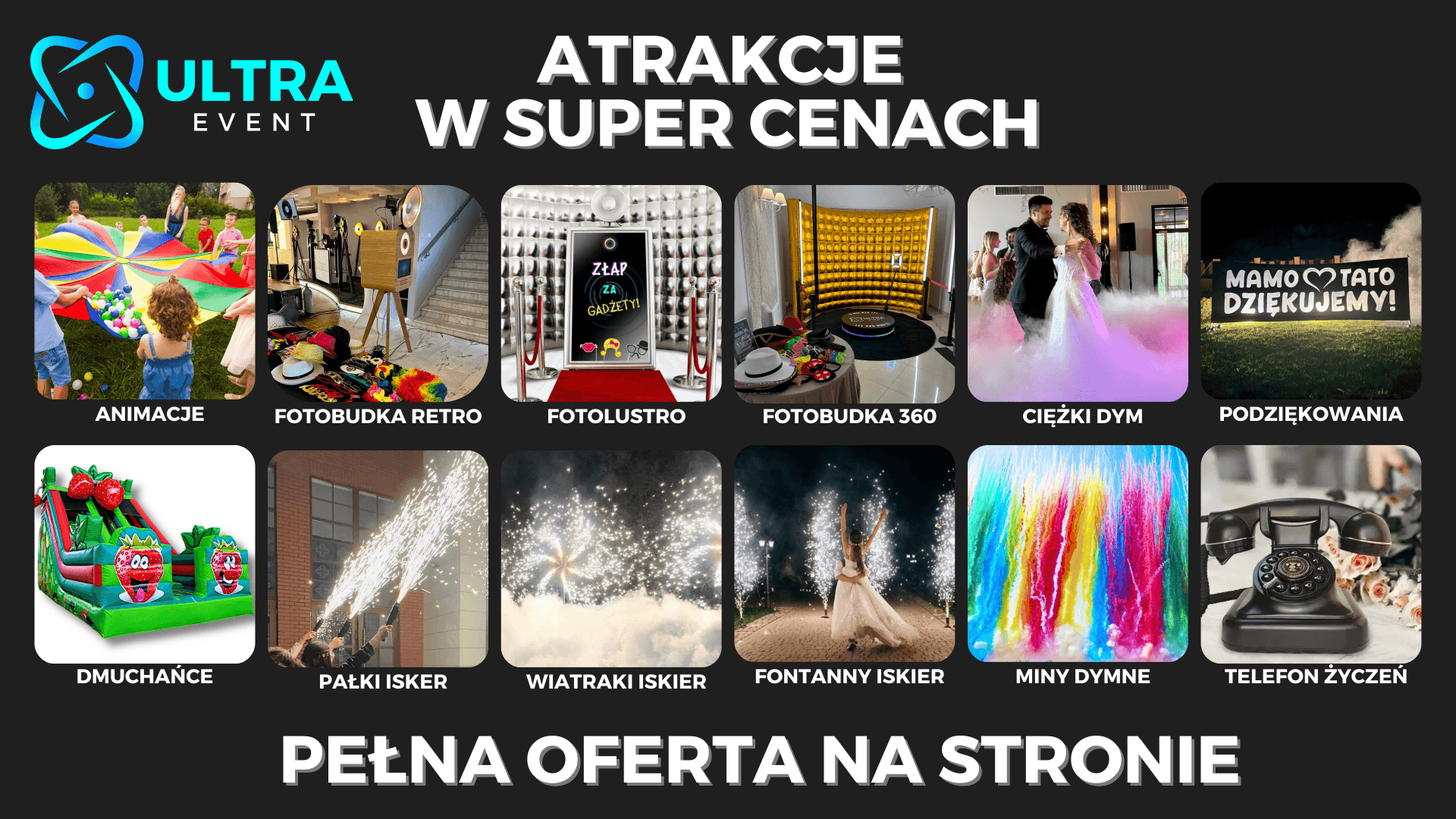 UltraEvent - atrakcje weselne | Fotobudka na wesele Jasło, podkarpackie - cover