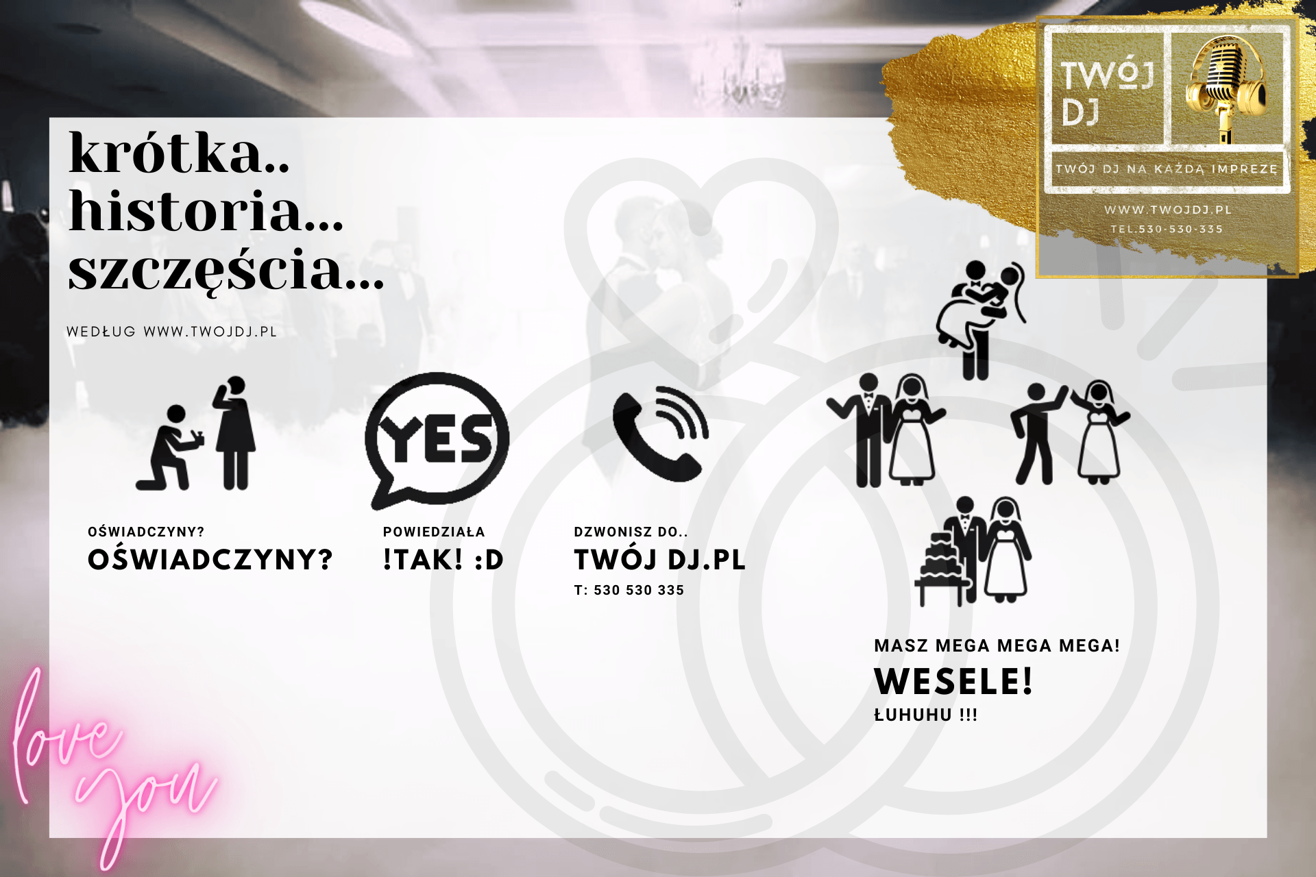 Twój DJ | DJ na wesele Gorzów Wielkopolski, lubuskie - cover 3