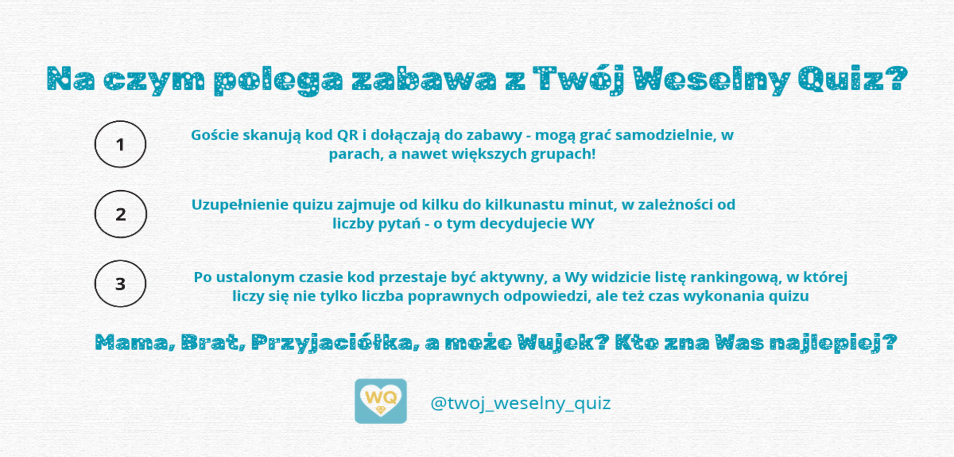 Michał - Twój Weselny Quiz | Unikatowe atrakcje Łódź, łódzkie - cover