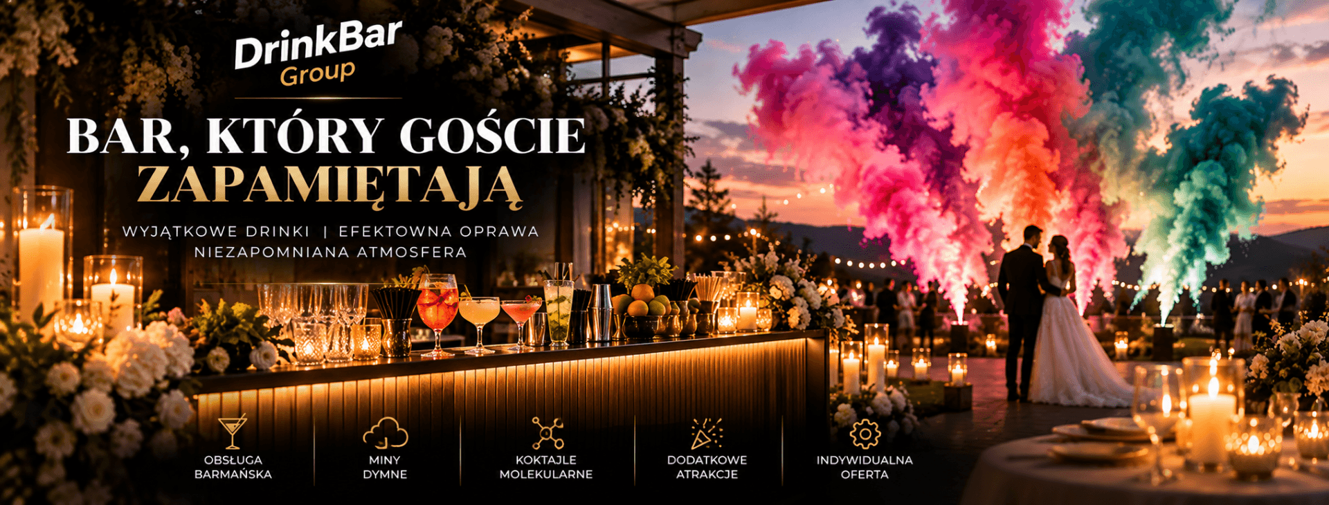 DrinkBarGroup - Obsługa Barmańska | Barman na wesele Bielsko-Biała, śląskie - cover