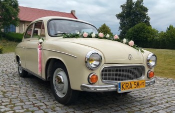 Syrena 104 KLASYK PRL, z kierowcą | Auto do ślubu Kraków, małopolskie