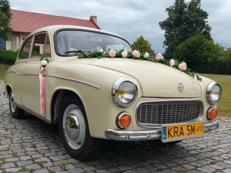 Syrena 104 KLASYK PRL, z kierowcą | Auto do ślubu Kraków, małopolskie