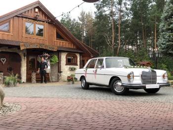 Biały Mercedes-Benz W108 z 1969r | Auto do ślubu Zamość, lubelskie