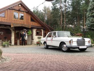 Biały Mercedes-Benz W108 z 1969r | Auto do ślubu Zamość, lubelskie