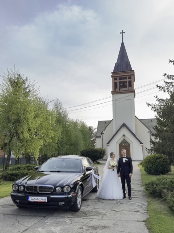 Jaguar XJ8 czarny | Auto do ślubu Gdańsk, pomorskie
