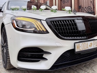 VIPower mercedes black white pearl | Auto do ślubu Toruń, kujawsko-pomorskie