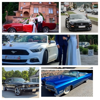 Ford Mustang coupe, cabrio, klasyk | Auto do ślubu Tarnów, małopolskie