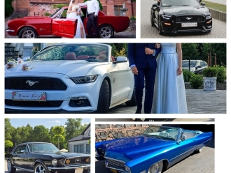 Ford Mustang coupe, cabrio, klasyk | Auto do ślubu Tarnów, małopolskie