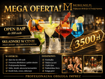 MOBILNIE Mariusz Mróz | Barman na wesele Kraków, małopolskie