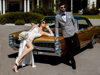 Złoty Pontiac Lemans 1967r. | Auto do ślubu Warszawa, mazowieckie