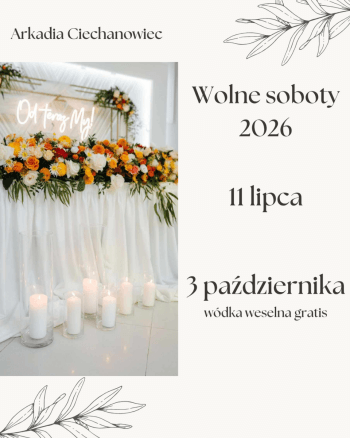 Arkadia Ciechanowiec | Sala weselna Ciechanowiec, podlaskie