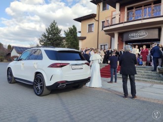 Biały SUV Mercedes GLE AMG | Auto do ślubu Płock, mazowieckie