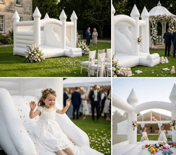 Dmuchane - dmuchany biały zamek | Unikatowe atrakcje Gliwice, śląskie