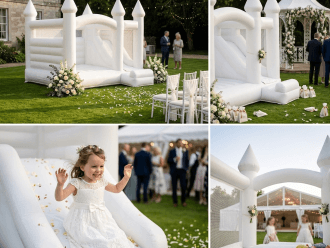 Dmuchane - dmuchany biały zamek | Unikatowe atrakcje Gliwice, śląskie