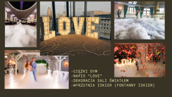 Efektowne W Ciężki Dym i Napis LOVE | Ciężki dym Rzeszów, podkarpackie