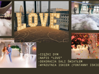 Efektowne W Ciężki Dym i Napis LOVE | Ciężki dym Rzeszów, podkarpackie