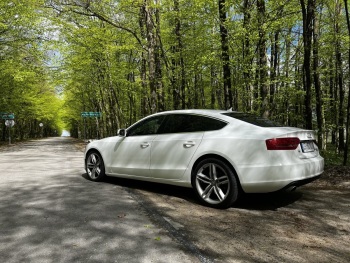 Białe Audi A5 | Auto do ślubu Niedrzwica Duża, lubelskie