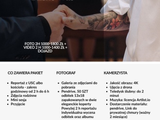 FilmStudio Paweł Celiński | Kamerzysta na wesele Międzyzdroje, zachodniopomorskie
