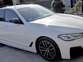 BMW 5 białe | Auto do ślubu Wrocław, dolnośląskie