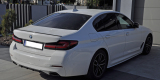 BMW 5 białe | Auto do ślubu Wrocław, dolnośląskie - zdjęcie 3