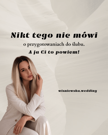 Julia Wiśniewska wisniewska.wedding | Wedding planner Kraków, małopolskie