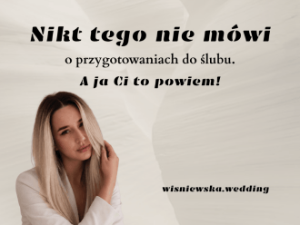 Julia Wiśniewska wisniewska.wedding | Wedding planner Kraków, małopolskie