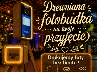 Imprezowa - Fotobudka drewniana | Fotobudka na wesele Częstochowa, śląskie