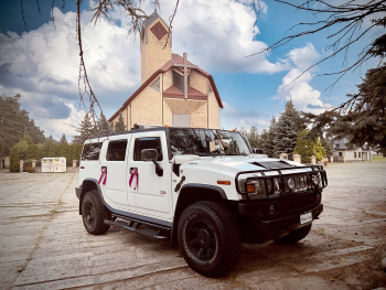 Biały HUMMER H2 | Auto do ślubu Warszawa, mazowieckie