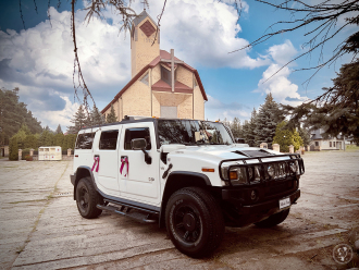 Biały HUMMER H2 | Auto do ślubu Warszawa, mazowieckie