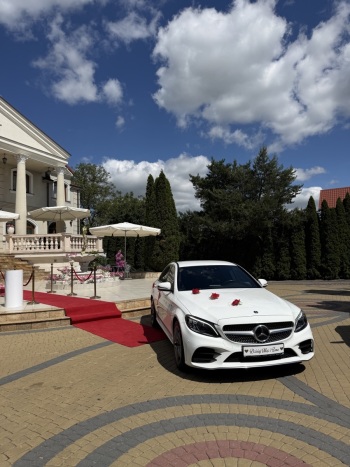 Mercedes C Klasa biała perła | Auto do ślubu Lublin, lubelskie