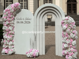 Ścianka Party | Dekoracje ślubne Rzeszów, podkarpackie