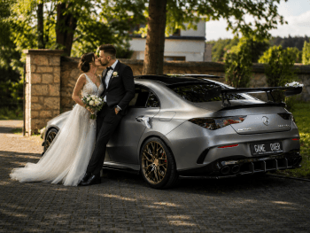 Mercedes CLA45s AMG | Auto do ślubu Jaworzno, śląskie