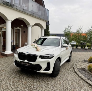 Samochód BMW X3 biały | Auto do ślubu Bytom, śląskie