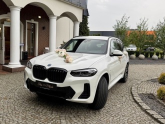 Samochód BMW X3 biały | Auto do ślubu Bytom, śląskie