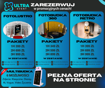 UltraEvent - atrakcje weselne | Fotobudka na wesele Jasło, podkarpackie