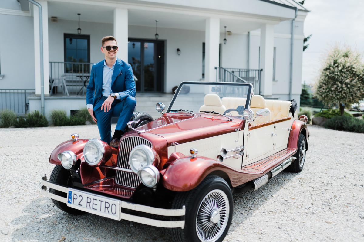 Retro samochód Alfa Romeo | Auto do ślubu Poznań, wielkopolskie - zdjęcie 1