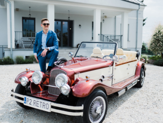 Retro samochód Alfa Romeo | Auto do ślubu Poznań, wielkopolskie