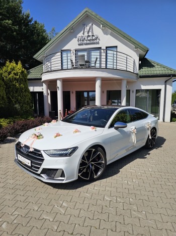 Sportowa limuzyna audi S7 | Auto do ślubu Białystok, podlaskie