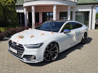 Sportowa limuzyna audi S7 | Auto do ślubu Białystok, podlaskie